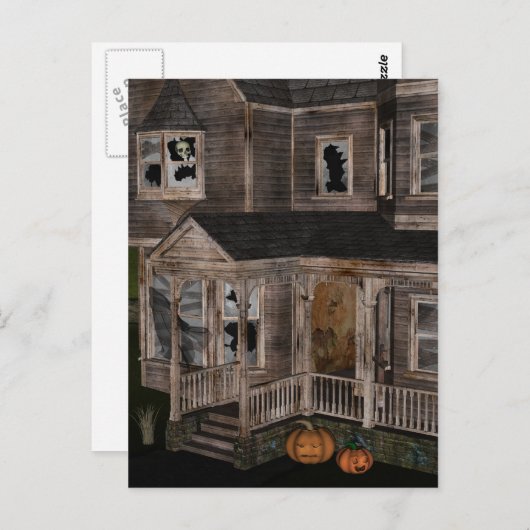 Spuk Postkarte (Vorne/Hinten)