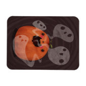 Spuk Pumpkin Ghosts Niedlich Spooky Halloween Magnet (Horizontal)