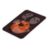 Spuk Pumpkin Ghosts Niedlich Spooky Halloween Magnet (Linke Seite)