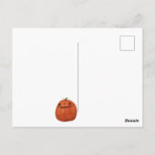 Spuk Pumpkin Ghosts Niedlich Spooky Halloween Postkarte (Rückseite)