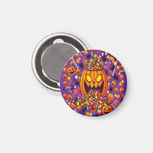 Spuk Pumpkin Glow Kühlschrankmagnet