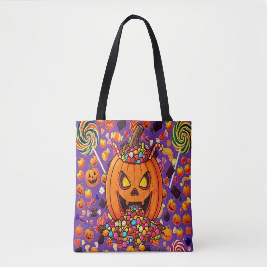 Spuk Pumpkin Glow Tote Tasche (Vorderseite)