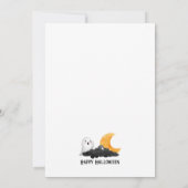 Spuk Pumpkin House-Halloween-Party Einladung (Rückseite)