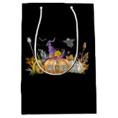 Spuk Pumpkin House mit Ghost & Bats Mittlere Geschenktüte (Vorderseite)