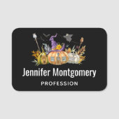 Spuk Pumpkin House mit Ghost & Bats Namensschild (Vorderseite)