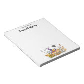 Spuk Pumpkin House mit Ghost & Bats Notizblock (angewinkelt)