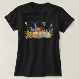 Spuk Pumpkin House mit Ghost & Bats T-Shirt