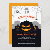 Spuk Pumpkin-Patch Einladung (Vorne/Hinten)