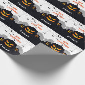 Spuk Pumpkin-Patch Geschenkpapier (Ecke)