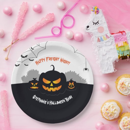 Spuk Pumpkin-Patch Pappteller (Party)