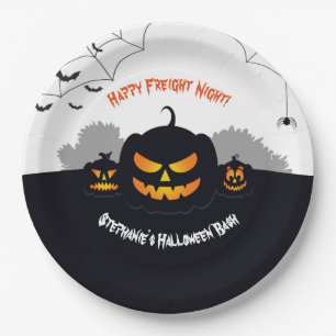 Spuk Pumpkin-Patch Pappteller