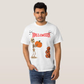 Spuk Pumpkin - Skull Horror Design T-Shirt (Vorne ganz)