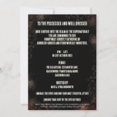 Spuk Puppe Einladung (Rückseite)