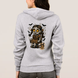 Spuk Puppe - Halloween-Cartoon Hoodie