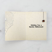 Spuk Puppe und Halloween Pumpkin Karte (Innenseite)