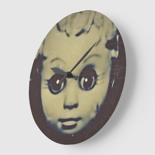 Spuk Puppengeschenke Große Wanduhr (Winkel)