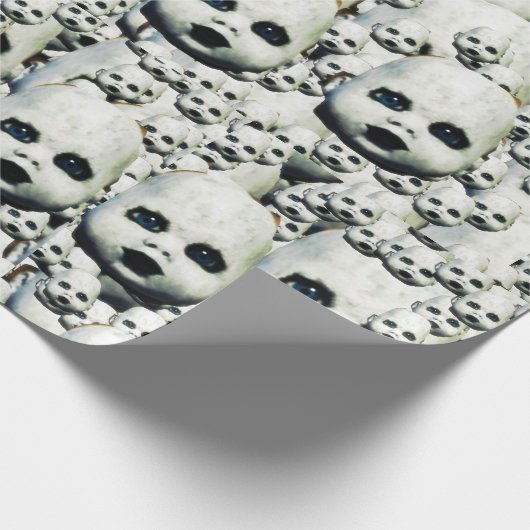 Spuk Puppenkopfpapier Geschenkpapier (Ecke)