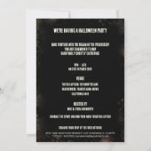 Spuk Puppenkrebs Erwachsene Halloween-Party Einladung (Rückseite)