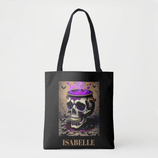 Spuk Schädelgotik Tasche (Vorderseite)