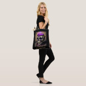 Spuk Schädelgotik Tasche (Am Model)