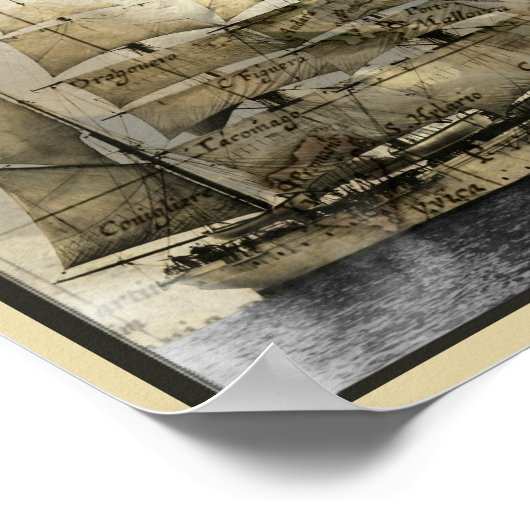 Spuk Schiff Poster (Ecke)