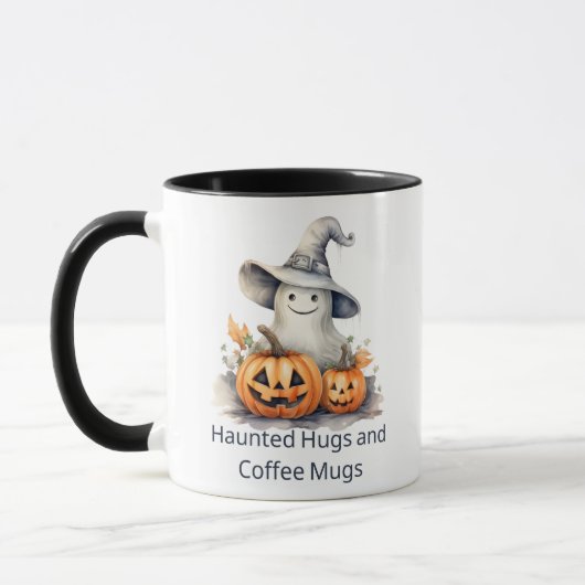 Spuk Schläger und Kaffeemugs Ghost Halloween-Tasse Tasse (Links)