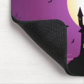 Spuk Schloss Cartoon-Halloweens Mousepad (Ecke)