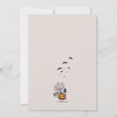 Spuk Schloss Einladung (Rückseite)