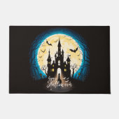 Spuk Schloss Happy Halloween Creepy Fußmatte (Vorderseite)