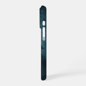 Spuk Schloss & Misty Mondlicht - Telefonzellen iPhone Hülle (Linke Seite)