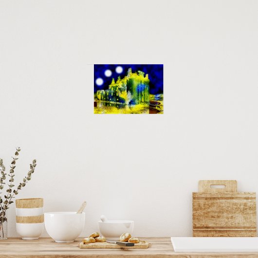 Spuk Schloss Poster (Küche)