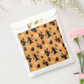 Spuk Schwarz-Orange-Haus Halloween Geschenktütchen (Versiegelt)