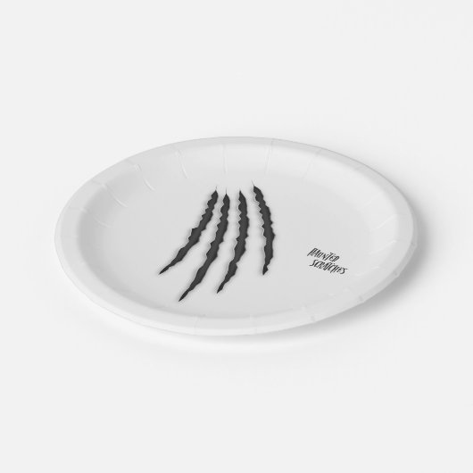 Spuk Scrarees Halloween Pappteller (Schrägansicht)