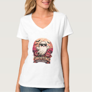 Spuk seit der Geburt Lustiger Halloween-Geist Graf T-Shirt
