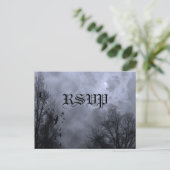 Spuk Sky Blue Mist Custom UAWG Postcard Einladungspostkarte (Stehend Vorderseite)