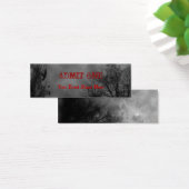 Spuk Sky Halloween Ticket-Vorlage (Schreibtisch)