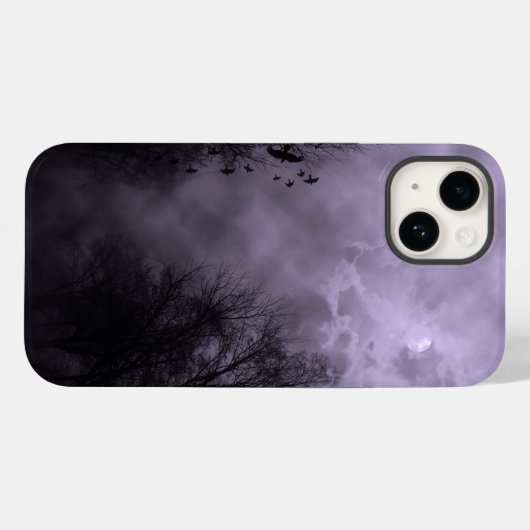 Spuk Sky Lila Mist iPhone Case-Mate iPhone Hülle (Rückseite (Horizontal))