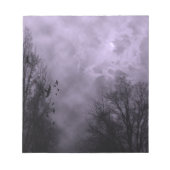 Spuk Sky Lila Mist Notizblock (Vorderseite)
