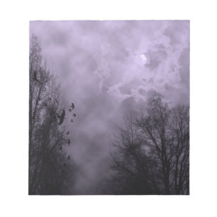 Spuk Sky Lila Mist Notizblock