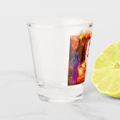 Spuk Spirituosen Halloween Schnapsglas (Links)