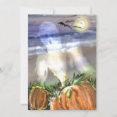 Spuk Strand Feiertagskarte (Vorderseite)