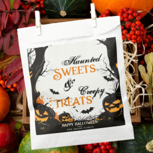 Spuk Süßigkeiten & graue Leckereien Frohe Hallowee Geschenktütchen