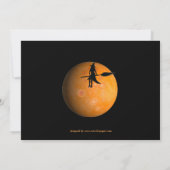 Spuk Szene - Halloween-Party einladen Einladung (Rückseite)