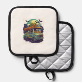 Spuk Taco Truck Topflappen (Vorderseite/Rückseite)