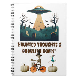 "Spuk Thoughts & Ghoulish Goals" - Notizbuch Notizblock