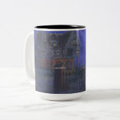 Spuk Ton-Tasse des Haus-zwei Zweifarbige Tasse (Vorderseite Links)