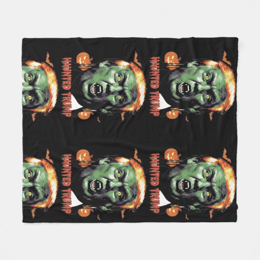 Spuk Trump Fleecedecke (Vorderseite (Horizontal))