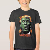 Spuk Trump Tri-Blend Shirt (Vorderseite)