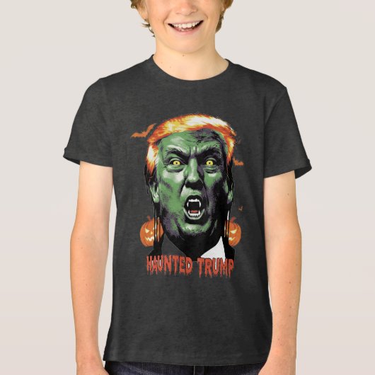 Spuk Trump Tri-Blend Shirt (Vorderseite)