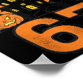 Spuk um 67 sonniges Halloween Poster (Ecke)